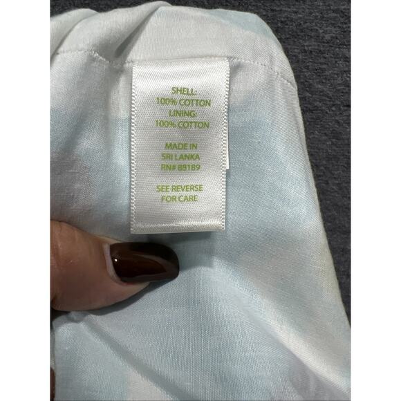 Lilly Pulitzer Shortly Blue Floral Skirt Womens Size 6 Great Condition - Picture 9 of 12